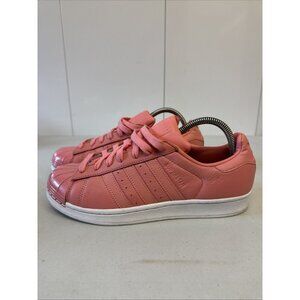 1711 adidas Originals Superstar Metal Toe Rose Womens Sneakers Shoes BY9750 Sz 9